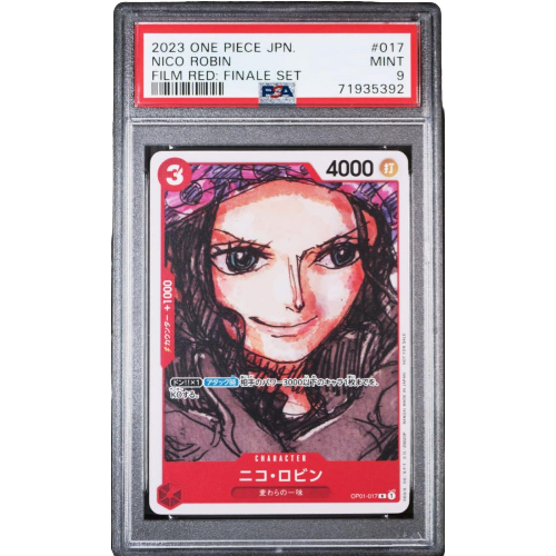 One Piece TCG – Nico Robin OP01/017 Film Red Finale Set PSA9 [JAP]