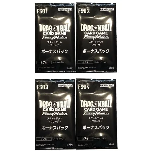 Dragon Ball TCG - Starter Deck Bonus Pack Fusion World [JAP]