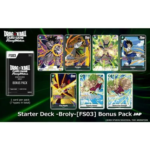 Dragon Ball TCG - Starter Deck Bonus Pack Fusion World [JAP] - immagine 4