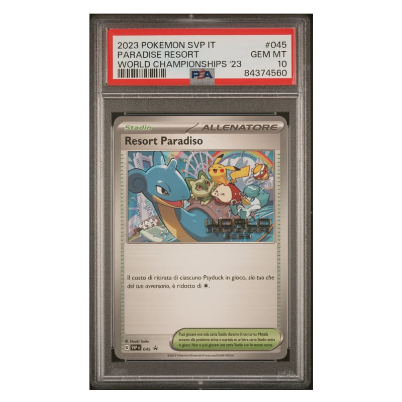 Pokémon Resort Paradiso SVP #045 PSA10 [ITA]