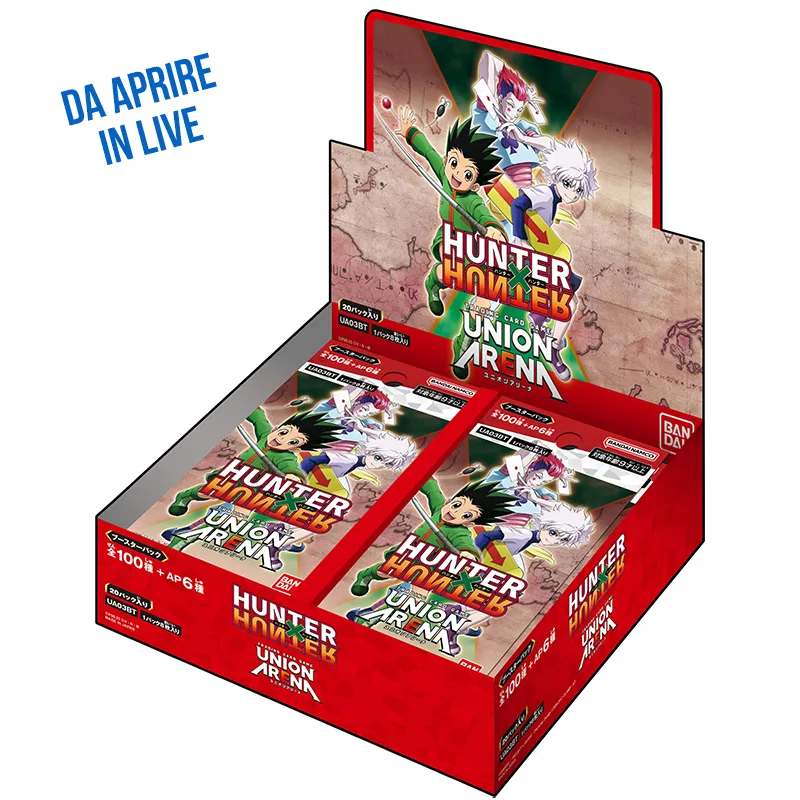 Union Arena Hunter x Hunter UA03BT - Booster Box [JAP] (Aperto in Live giappone)