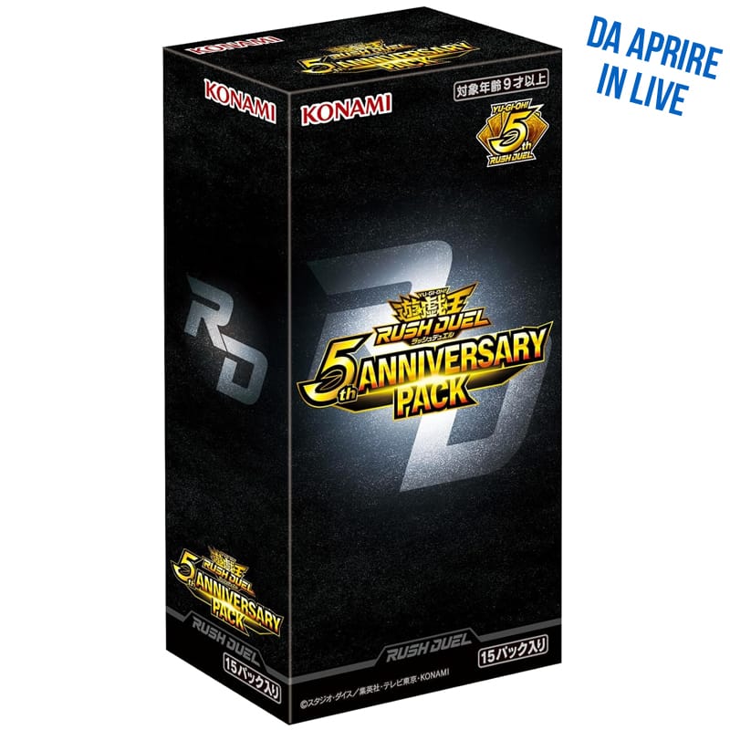 Yu-Gi-Oh! Rush Duel 5th Anniversary - Booster Box [JAP] (Aperto in Live Giappone)